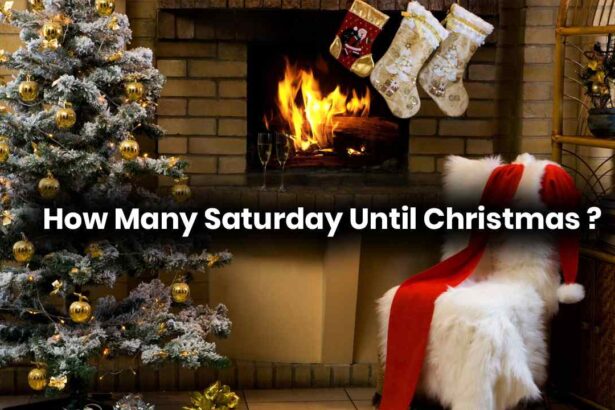 How Many Saturdays Until Christmas